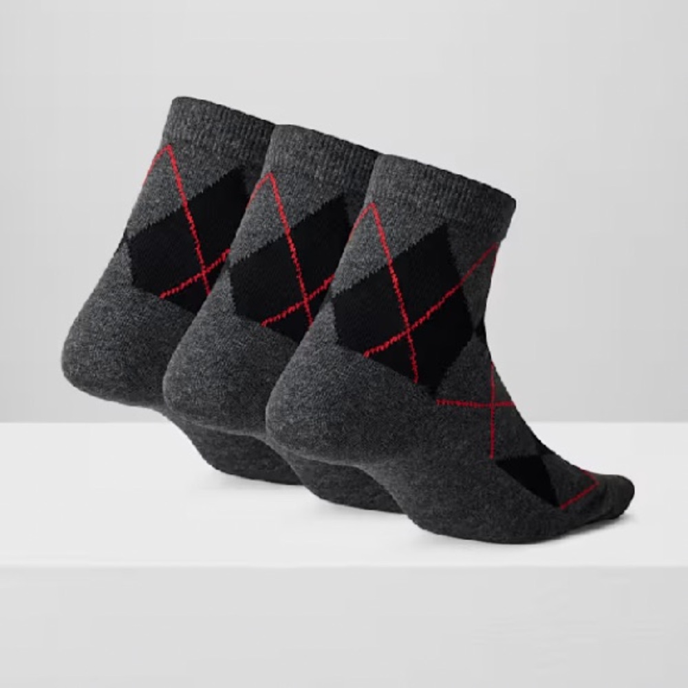 Sunday Best  Ankle Socks.3 Pak.NWT.